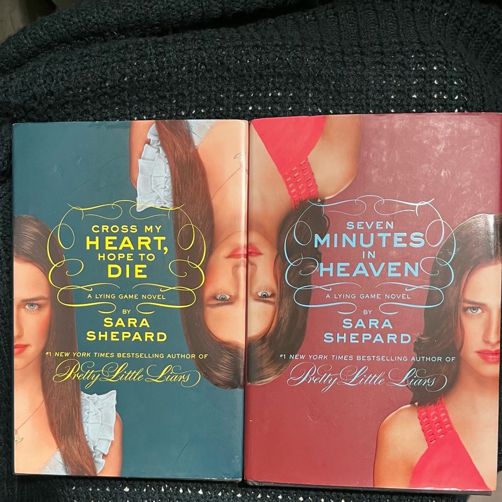 First Edition Hardcover The Lying Game Series books 2 and 6, like new condition